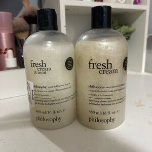 Fresh cream philosophy body wash bundle